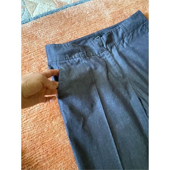 New York & Company Women’s 100% Cotton Wide Leg Trousers Size 10 - Picture 4 of 9